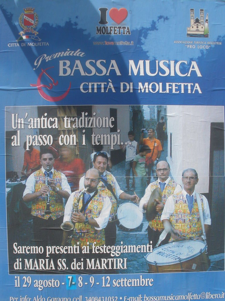 Festa della Madonna dei Martiri con la Bassa Musica